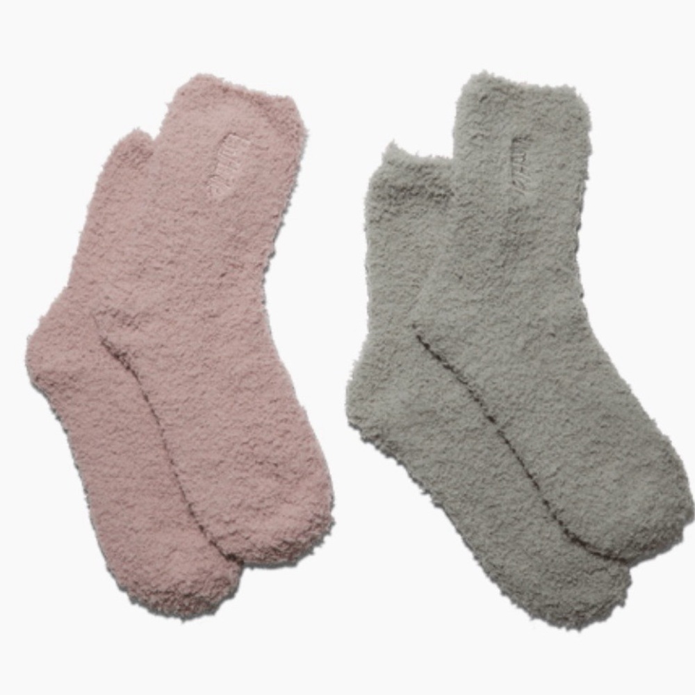 UNHIDE Softie Socks in Pink 2x pack